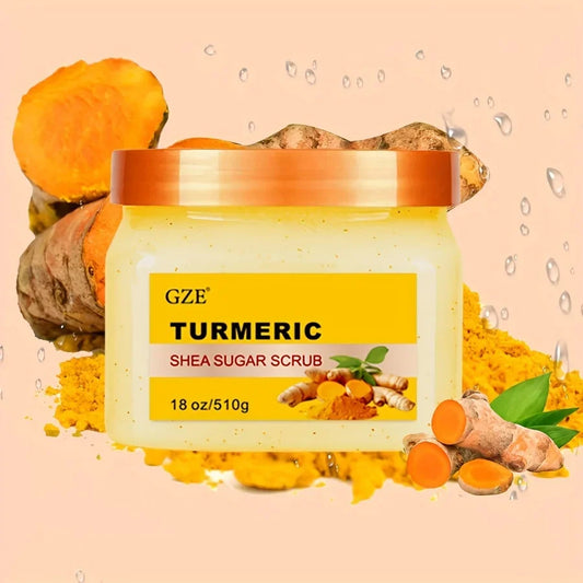 Shea Sugar Body Scrub – Blueberry & Turmeric