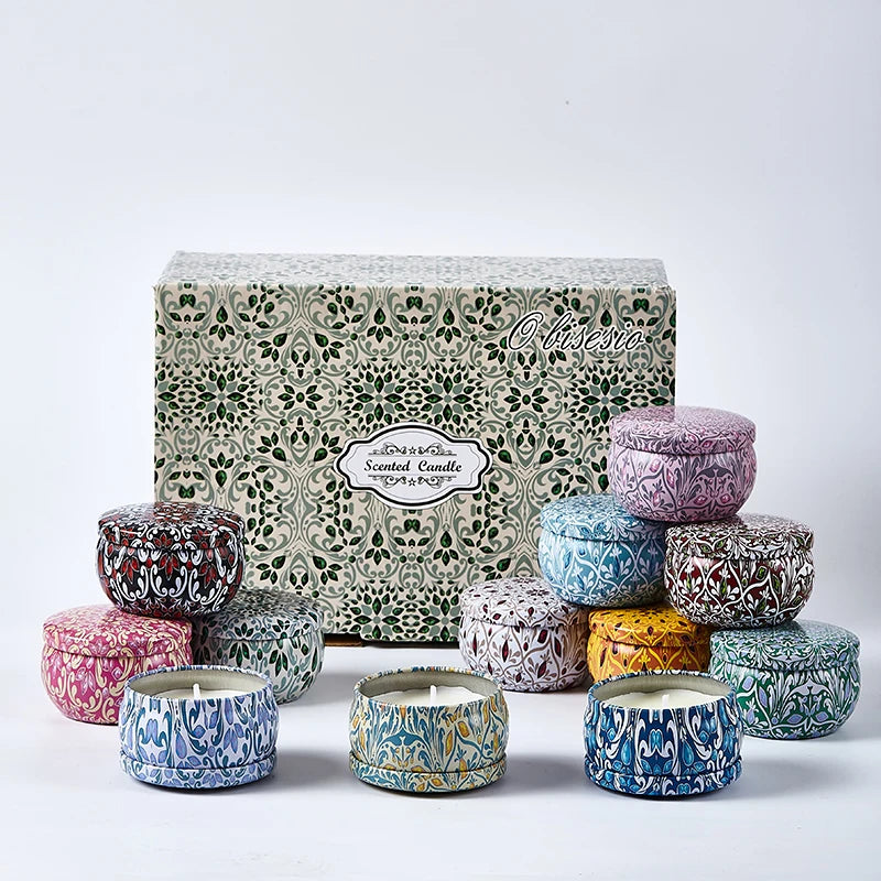 Obisesio Aromatherapy Scented Candle Set – Multiple Sizes