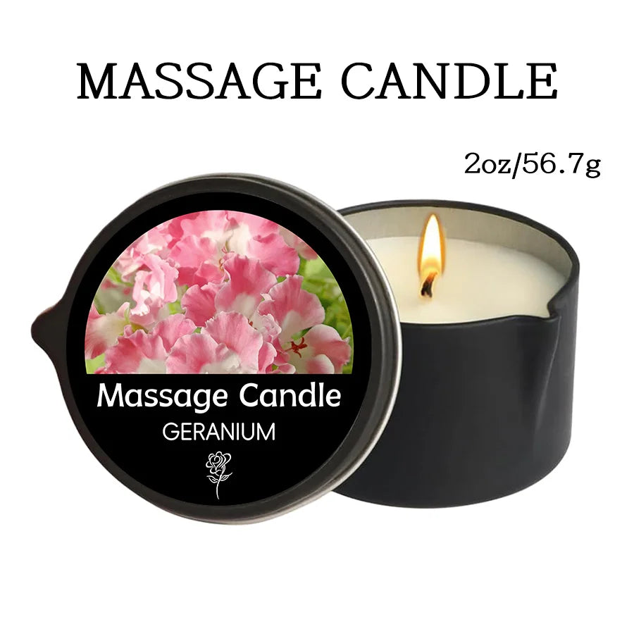 E&D™ Massage Oil Candle – Aromatherapy for Relaxation & Skin Care