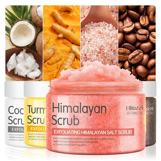Exfoliating Body Scrub – Himalayan Salt, Coconut, Coffee & Turmeric | 200g