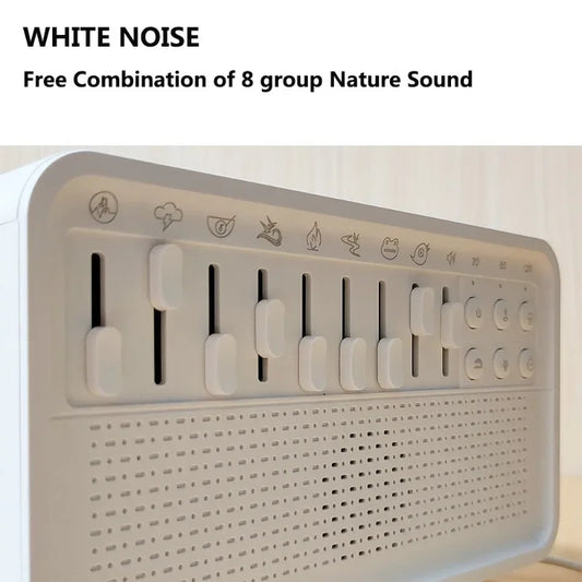 3 in 1 Bluetooth Speaker White Noise Sleep Night