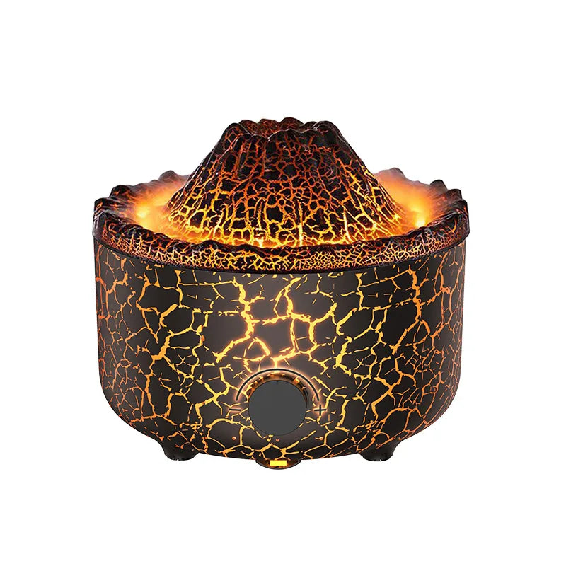 Volcanic Flame Aromatherapy Diffuser – Colorful Smoke Effect