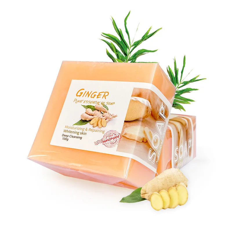 Natural Sea Salt Soap Bar – Goat Milk, Strawberry, Ginger & Honey | 100g