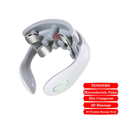 Smart Neck & Shoulder Massager – Heat Therapy & Vibration Relief