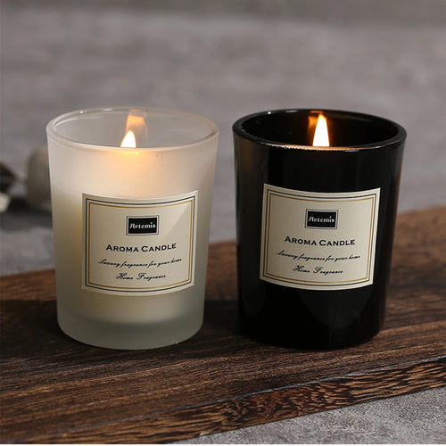 Elegant Scented Candle | Long-Lasting Aromatherapy Glass Jar