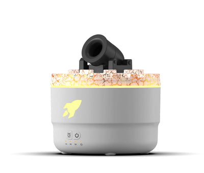 White Cannon Mist Diffuser – LED Night Light & Aroma Humidifier