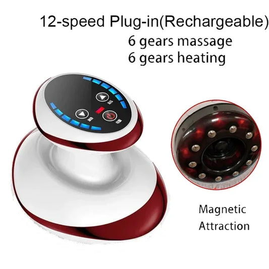 Electric Guasha Scraping Massager – USB & Rechargeable Variants & Style C