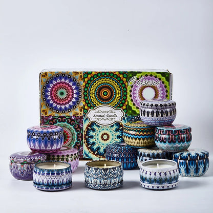 Obisesio Aromatherapy Scented Candle Set – Multiple Sizes