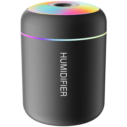 180ML Mini Air Humidifier USB Electric Aroma Diffuser – Essential Oil Purifier with Colorful Night Light